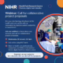Call for collaborative project proposals guidance webinar - held in January 2026 and available to watch on our website